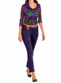 Gretchen Scott - Stand Up Ruffle Neck Top