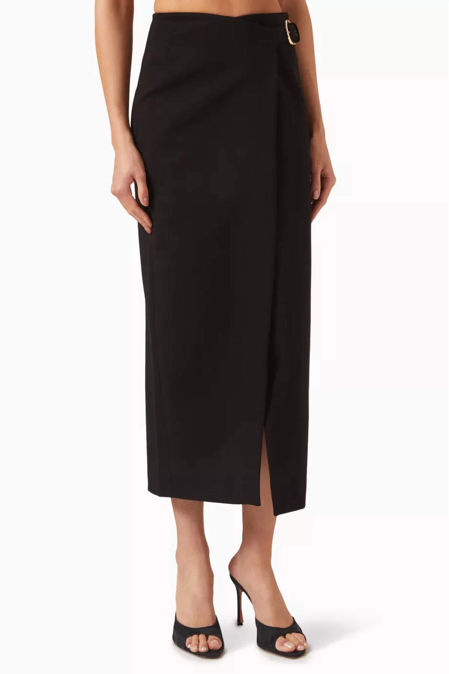 Toccin - Casey Belted Wrap Skirt