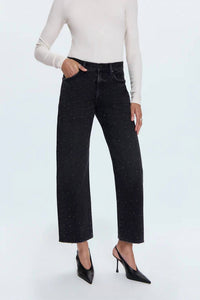 Pistola - Lexi Mid Rise Bowed Straight Leg Jeans