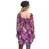 Illa Illa - Avery Printed Chiffon Smocking Dress
