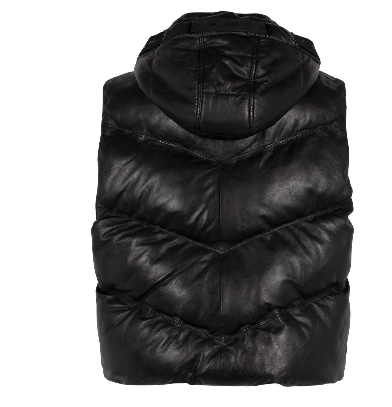 Mauritius - Women's Namica Oversized Leather Vest