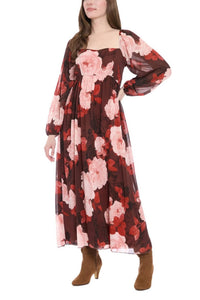 London Times - Trudie Maxi Babydoll Dress - Plus