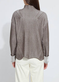 Lysse - Hyacinth Cozy Rib Scallop Edge Pullover