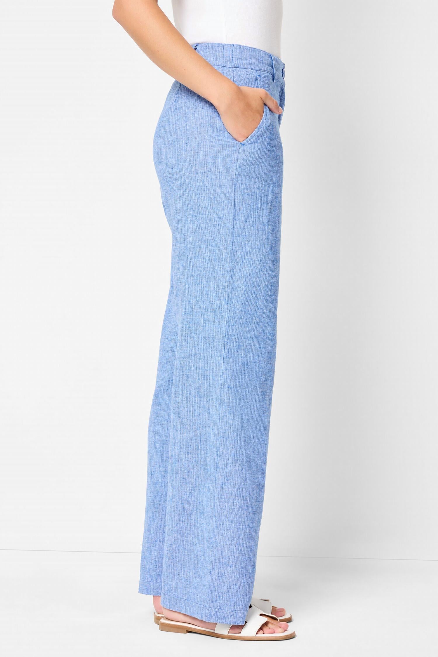 Nic + Zoe - Linen Cotton Eliot Wide Leg Pants