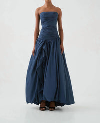 Aje. - BUBBLE HIGH SLIT RUCHED SKIRT