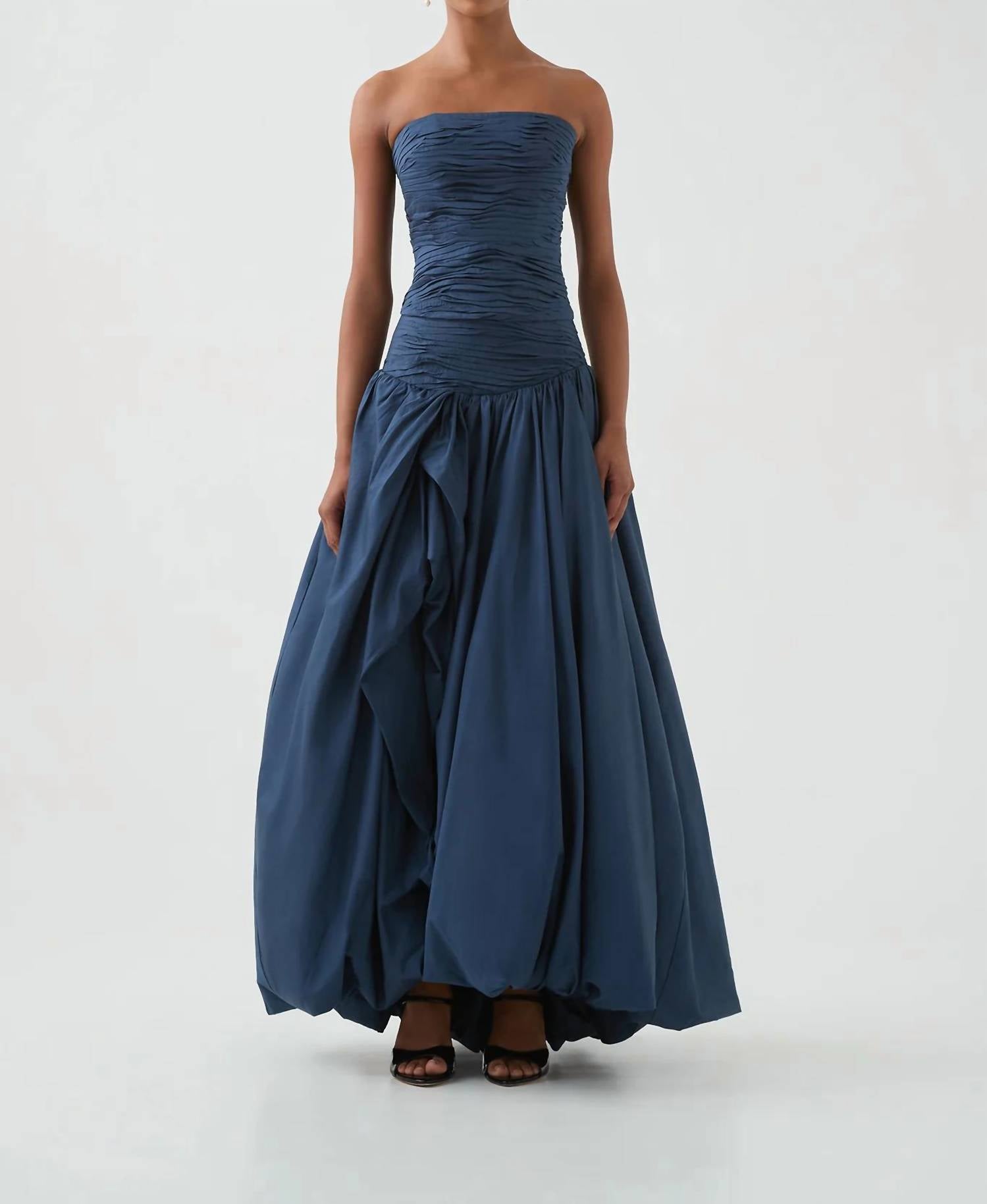 Aje. - BUBBLE HIGH SLIT RUCHED SKIRT