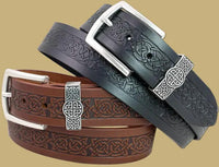 Lee River - Lee River Celtic Embossed Belt