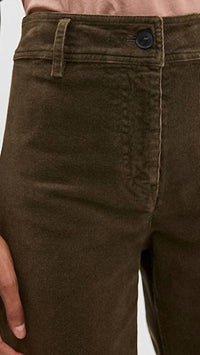 Nili Lotan - Megan Corduroy Mid-rise Wide Leg Pants