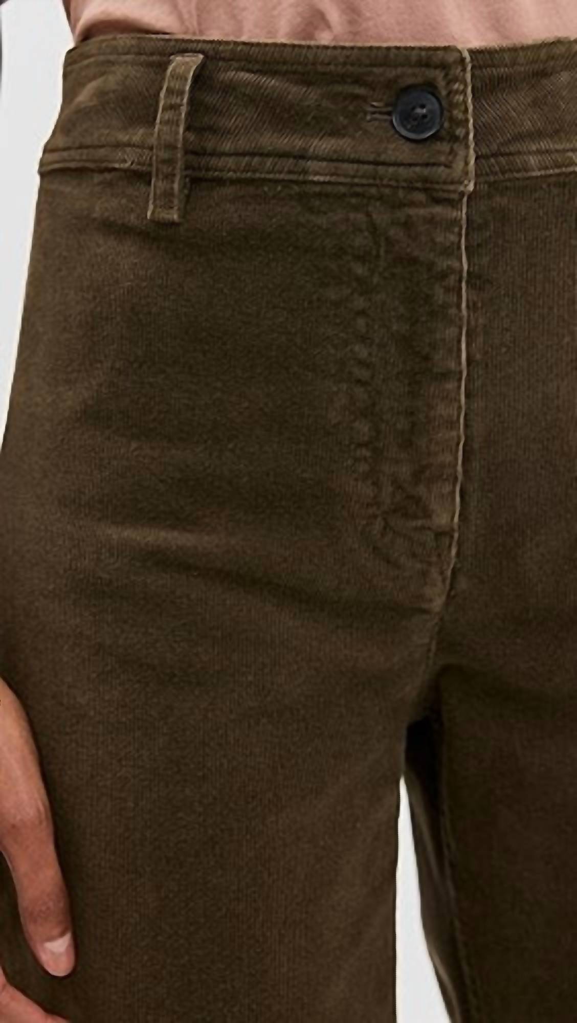 Nili Lotan - Megan Corduroy Mid-rise Wide Leg Pants