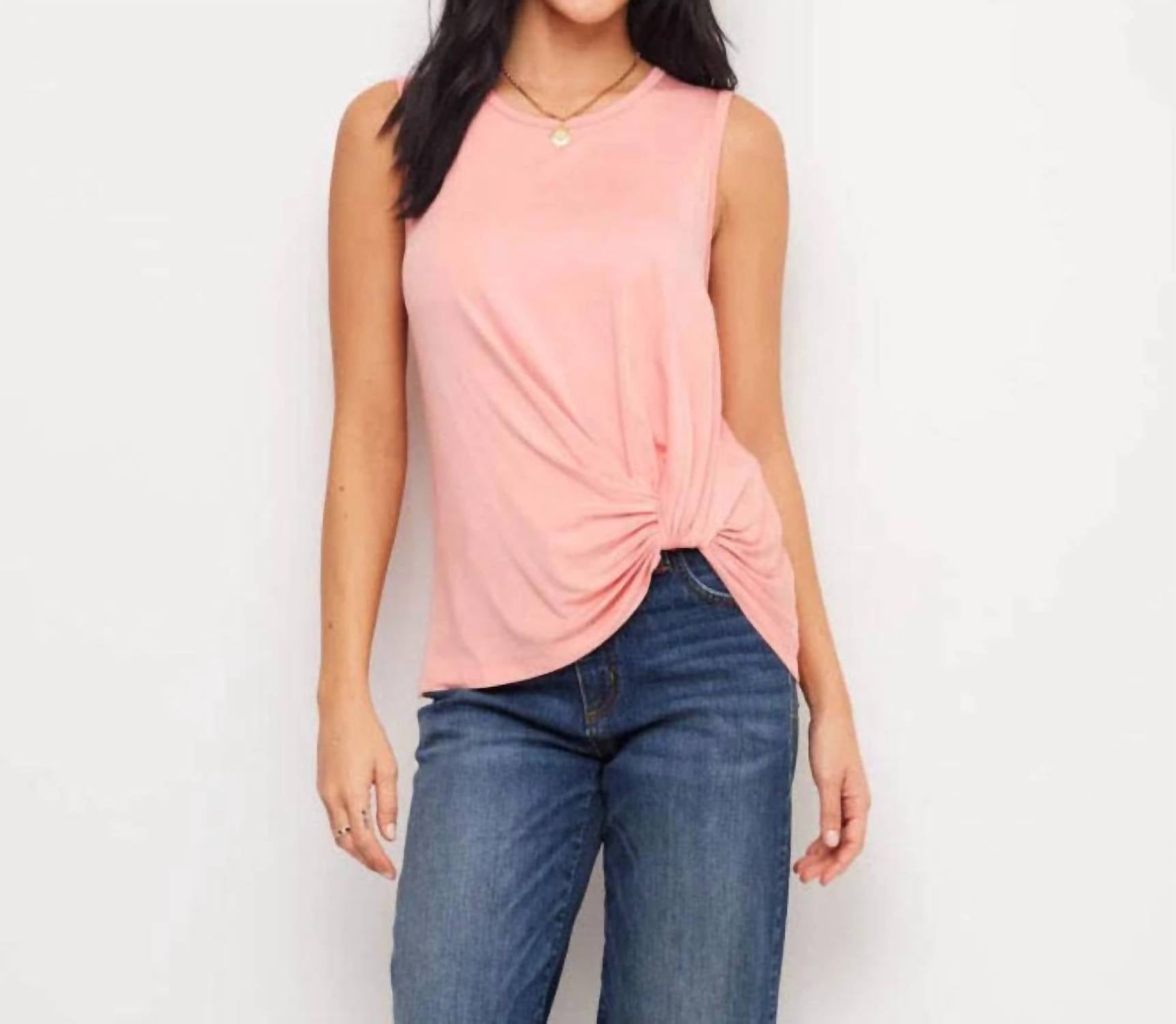 Karen Kane - Sleeveless Pick-Up Top