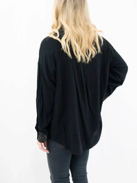 Blue B - Studded Button Down Top