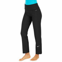 NIKE Essential Straight Swim Leggings in black - women's swimwear - detail view