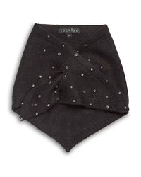 Jocelyn - Knit Triangle Pull Thru Scarf