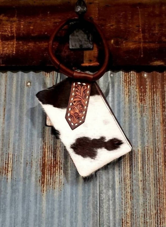 American Darling - Leather Cowhide Cuff Clutch