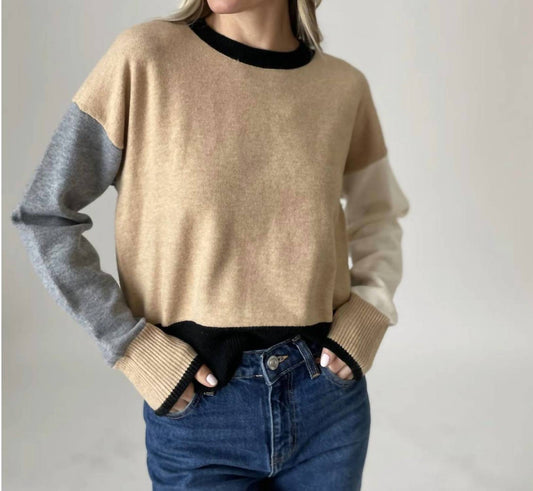 Six/Fifty - Preston Color Block Sweater