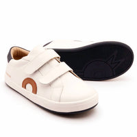 Oldsoles - Kid's Kix Double Strap Vl Half Circle Sneakers