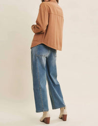 In February - Washed Twill Utility Jacket