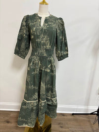 Umgee - Printed Midi Dress