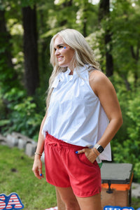 Adrienne - Vacay Countdown Bridget Ruffle Tank