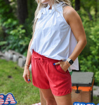 Adrienne - Vacay Countdown Bridget Ruffle Tank