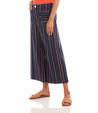 Karen Kane - Syd Stripe Cropped Wide Leg Pants