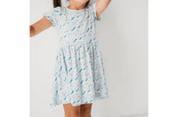 Kickee - Flutter Sleeve Twirl Dress with Pockets