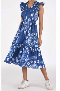 Ash & Eden - Women's Sleeveless Tie Dye Maxi Dress