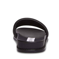 STEVE MADDEN Women's Drips Leather Slide Sandals in black - women's sandal - view 5