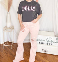Flaming Dolly Crop Top