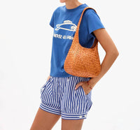 Clare V. - Women's Bando Woven Diagonal Shoulder Bag