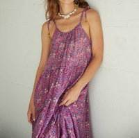 The Fox And The Mermaid - Block Printed Maxi Dress