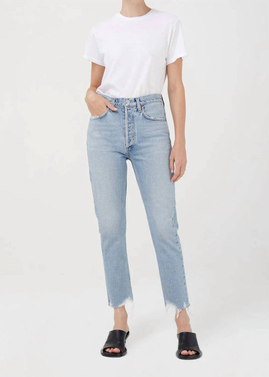 Agolde - Riley High Rise Straight Jeans