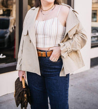 Sage The Label - Striped Crop Top