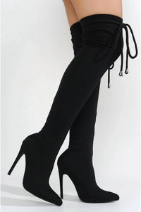 Cape Robbin - Women's Cahoka Thigh High Sweat Boots