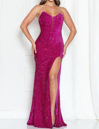 Maniju - Strapless Stunner Prom Dress
