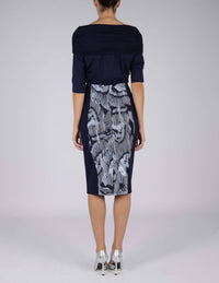 Hilton Hollis - Plume Jacquard Skirt