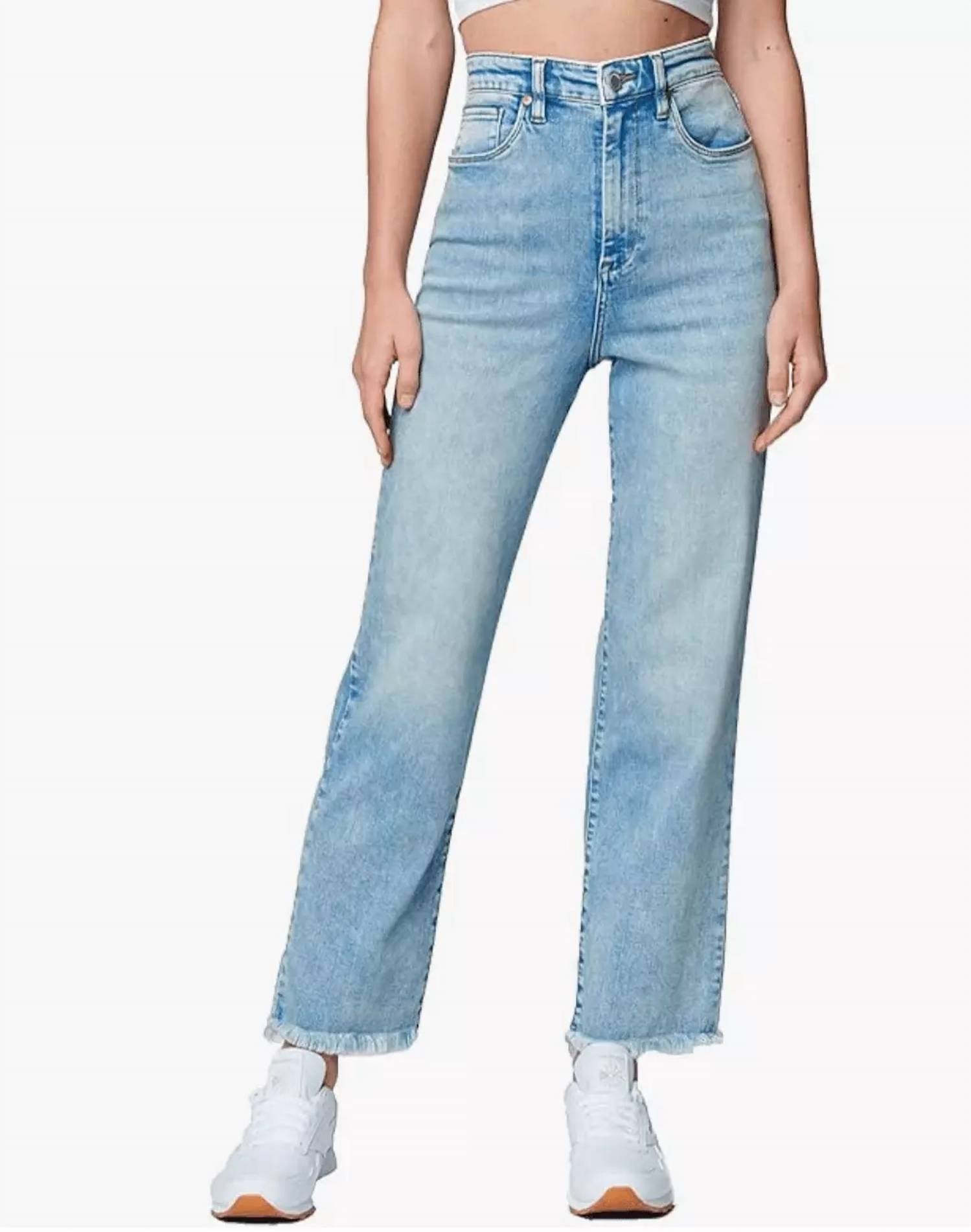Blanknyc - The baxter ribcage raw hem straight leg
