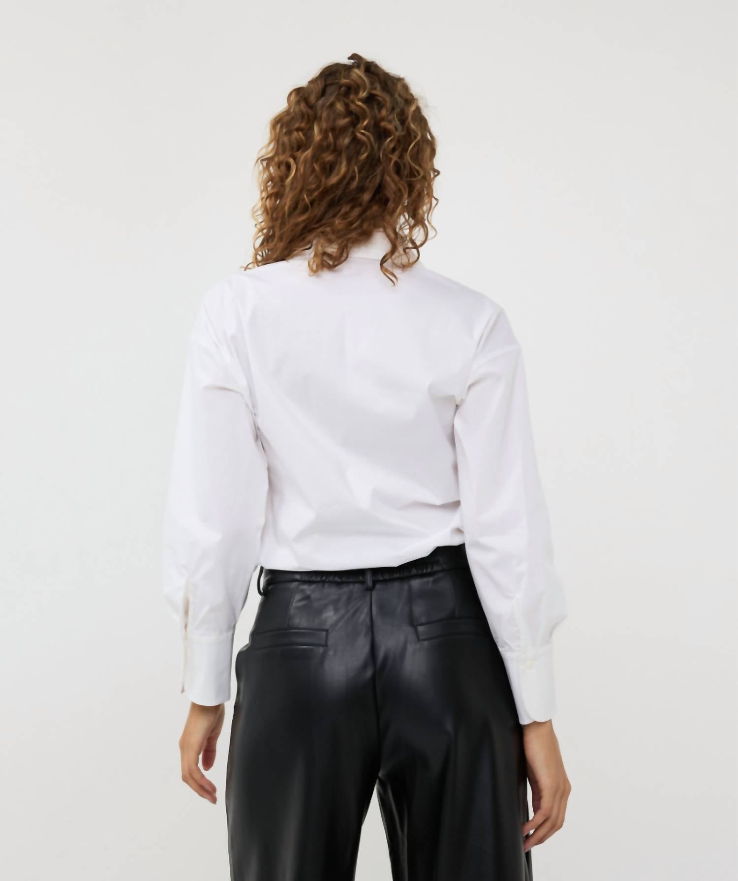 Esqualo - Poplin Broche Blouse