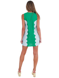 Day + Moon - Women's Scalloped Sweetie Mini Dress