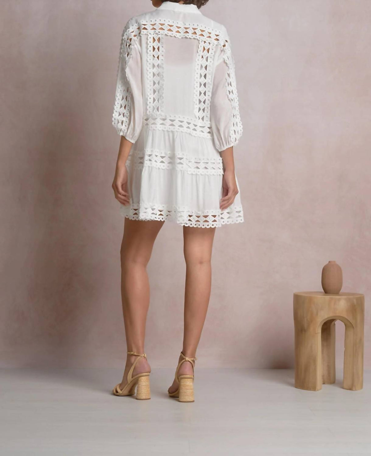 Elan - Crochet Mini Dress