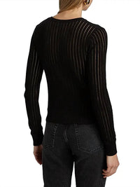 Frame - THE SHEER STRIPE SWEATER