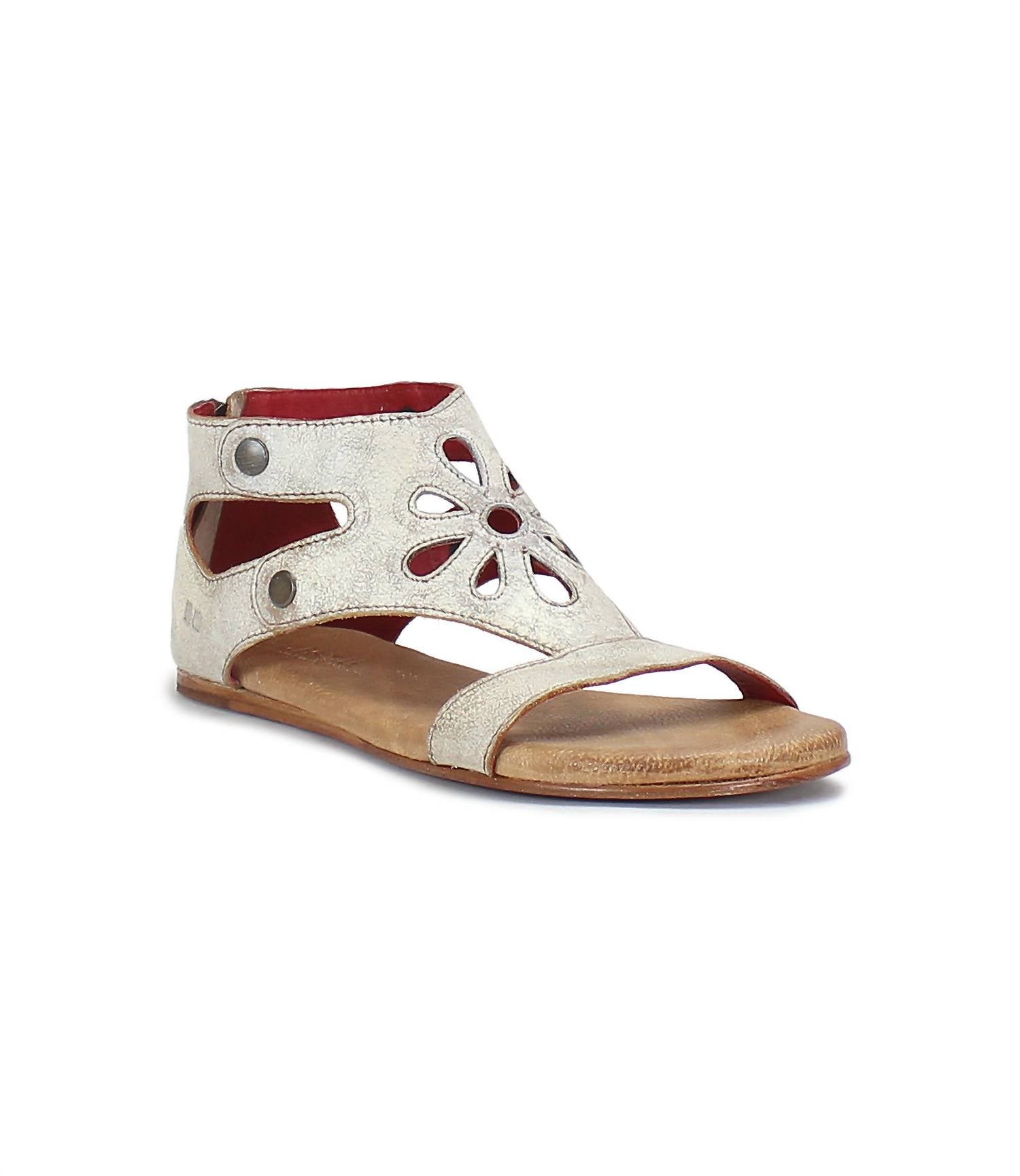 Bedstu - Women's Soto Cutout Leather Sandal