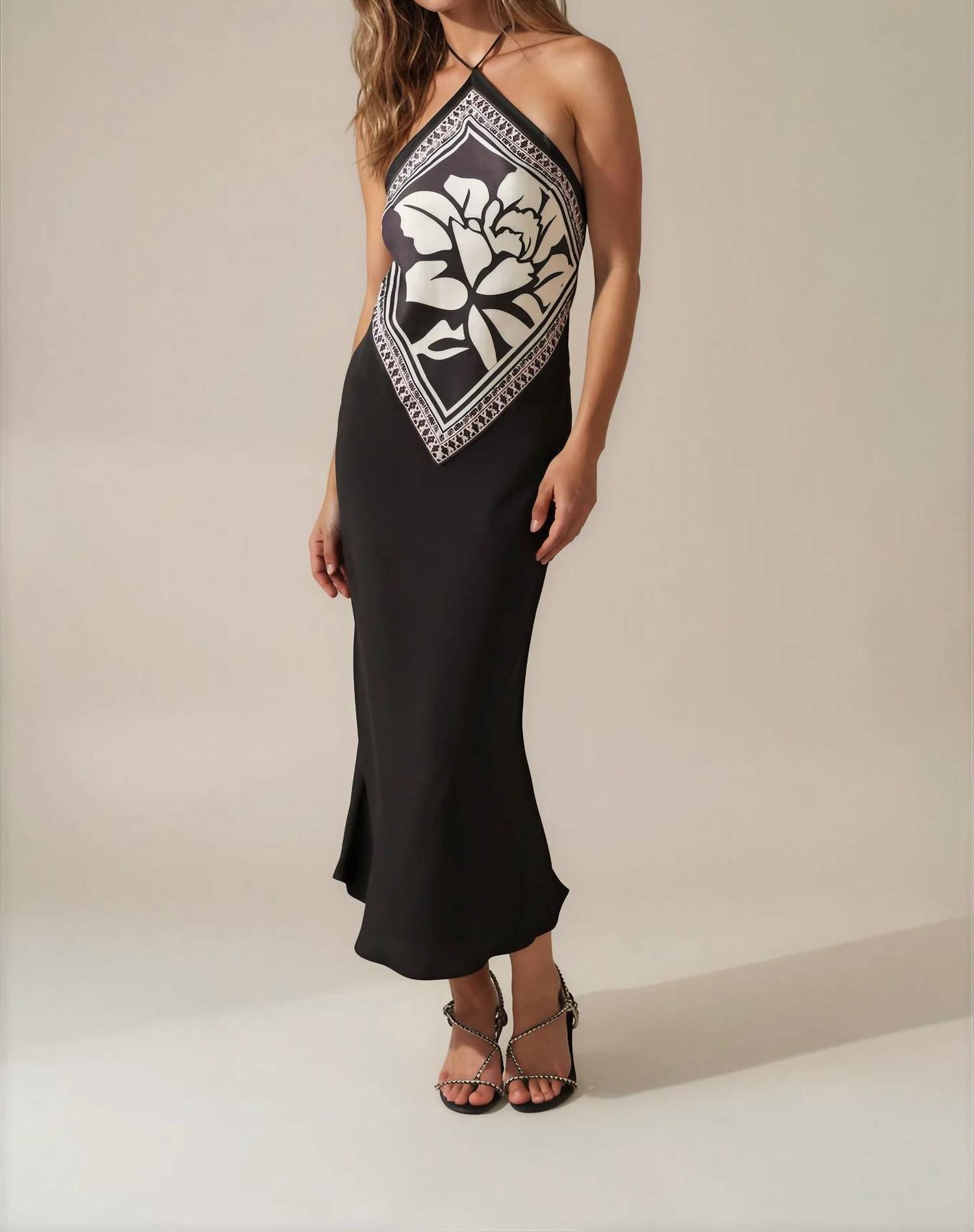 Free People - Citrine Halter Midi Dress