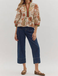 Entro - Winter Floral Top