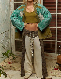 Pol - Paisley Patch Jacket