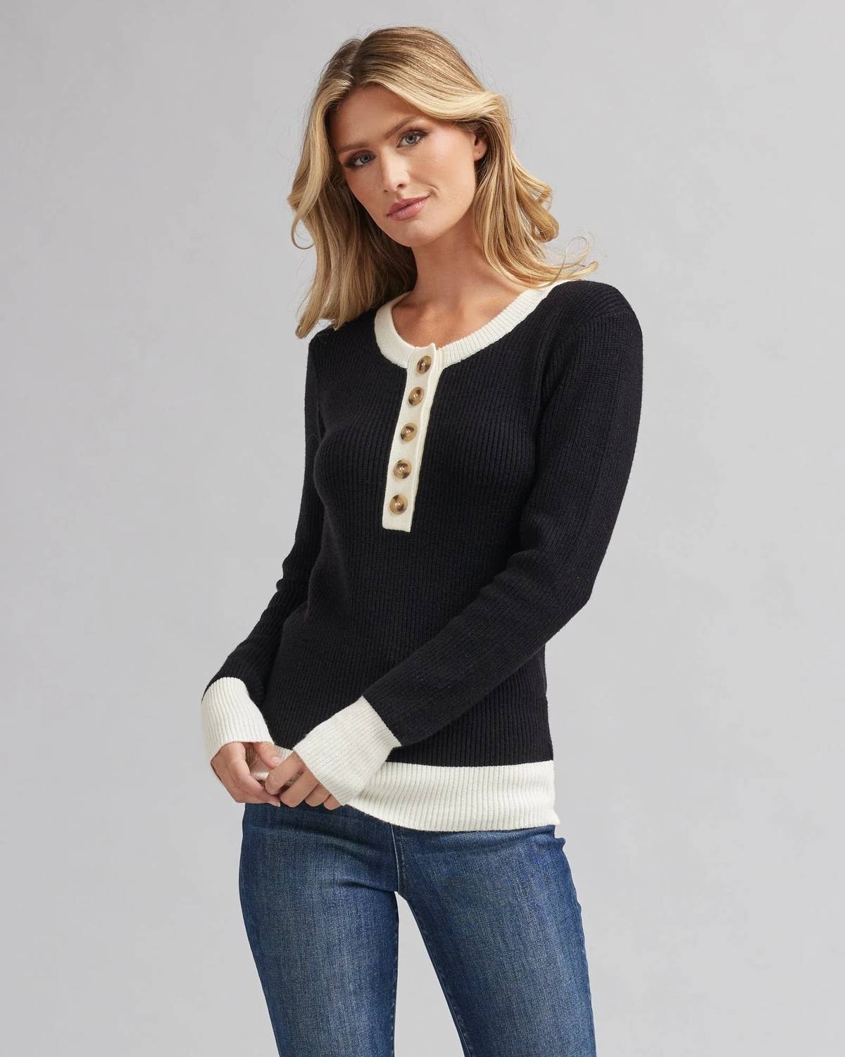 Downeast - Fancy Henley Sweater