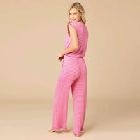 Softies - Dream Ruffle V-neck With Cropped Pants