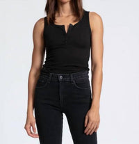 Askk Ny - Ribbed Henley Tank