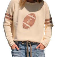 Pink Pineapple - varsity Football Sweater