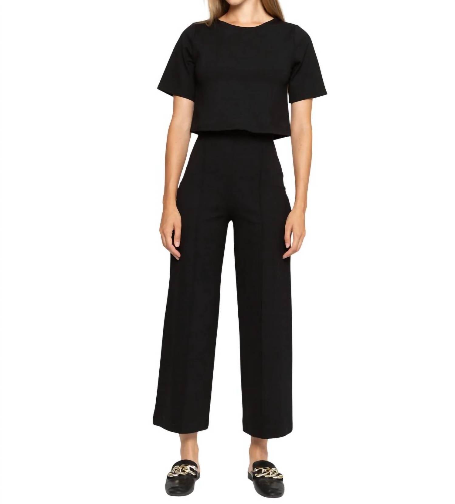 Ripley Rader - Cropped Ponte Knit Pants